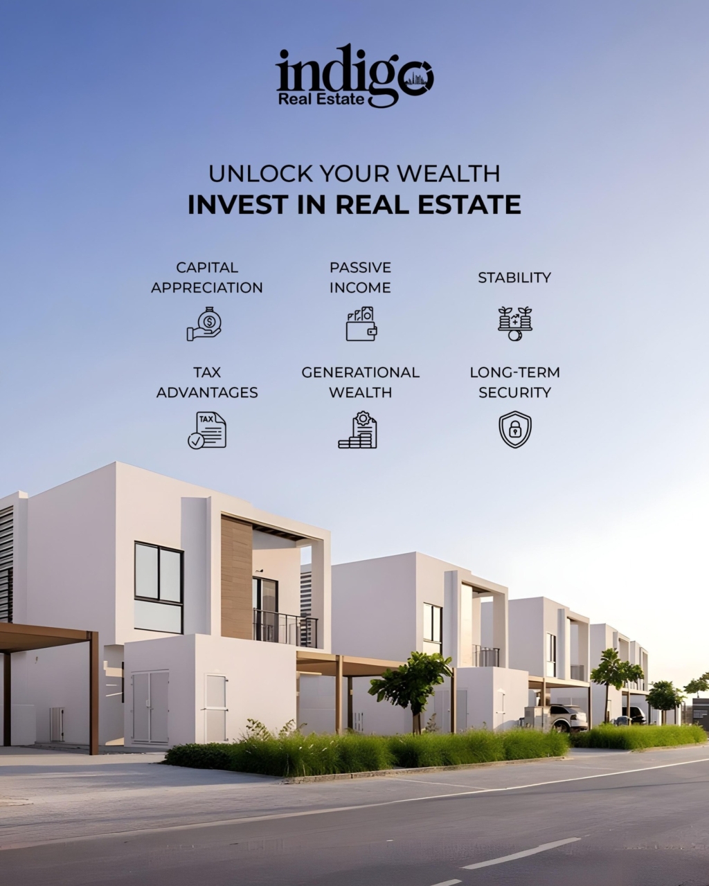 Instagram post from indigorealestate.dubai. This post is in position 10.