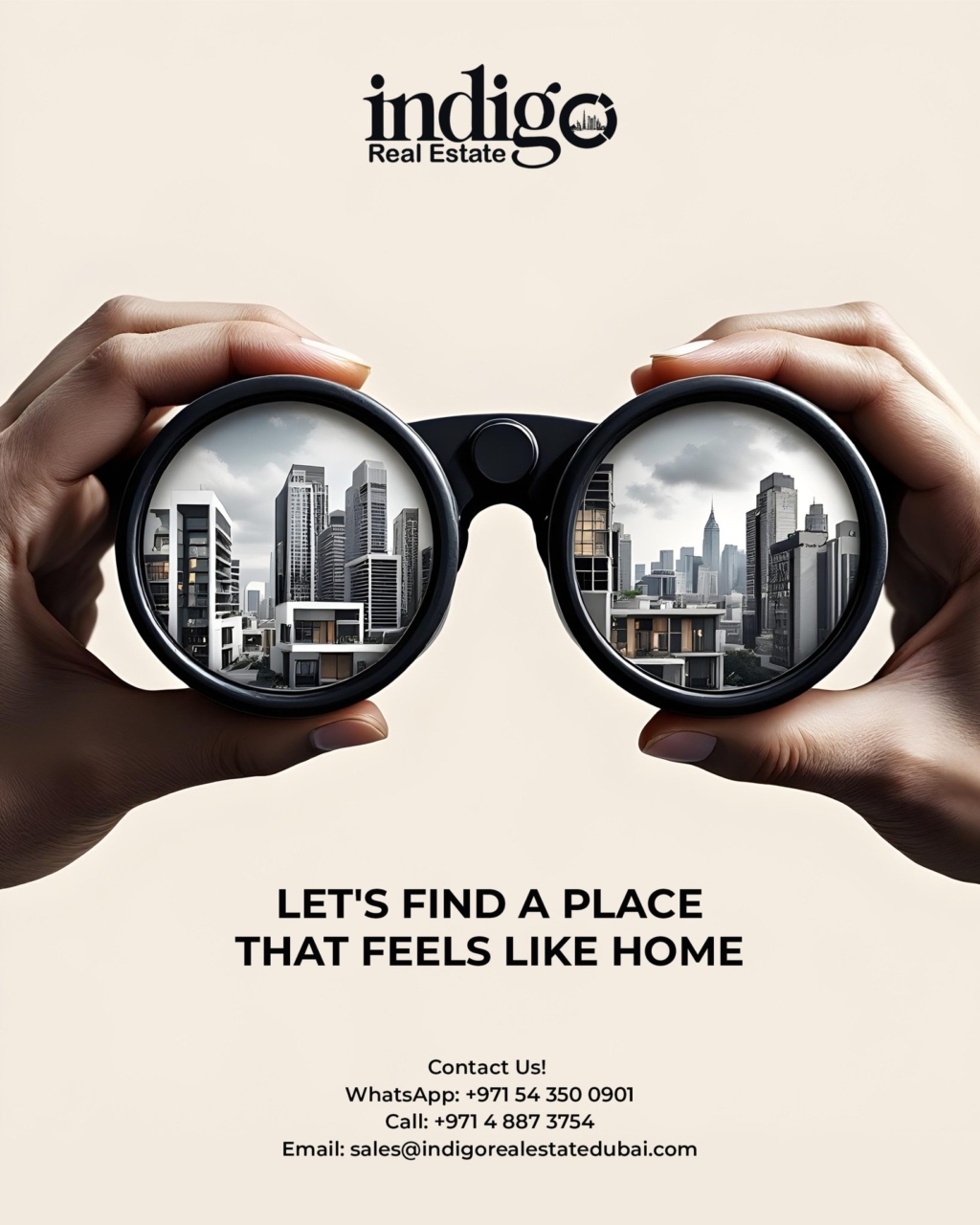 Instagram post from indigorealestate.dubai. This post is in position 7.